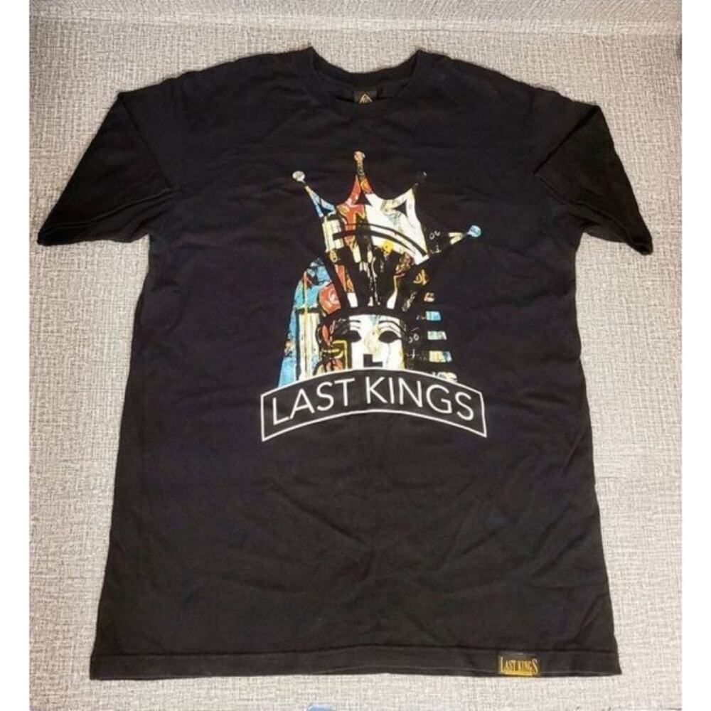 Last Kings Black T-shirt Mens Size XL Extra Large Gold Label Made In The USA